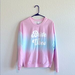 David's Bridal Pink Sweatshirt